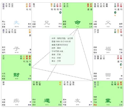 四墓庫|紫微命盤解析——武曲、貪狼在丑、未宮